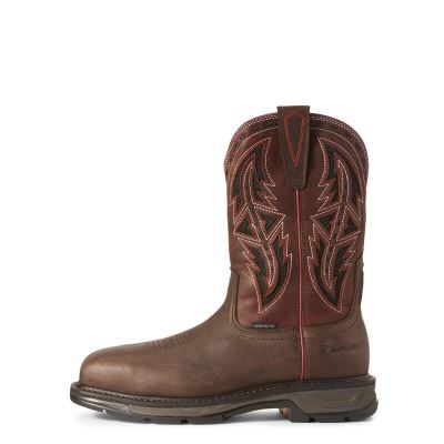 Ariat WorkHog XT VentTEK Koyu Çikolata Iş Ayakkabıları Erkek (42809-793)